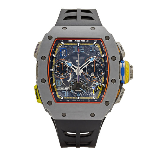 Richard Mille RM 65-01 Automatic Split-Seconds Chronograph Carbon TPT Skeleton Dial (2024)