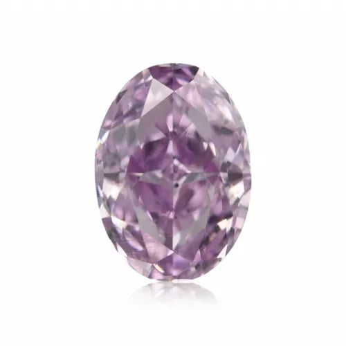 0.30 Carat Natural Fancy Intense Pink Diamond Oval VS1 GIA Certified Rare Gift
