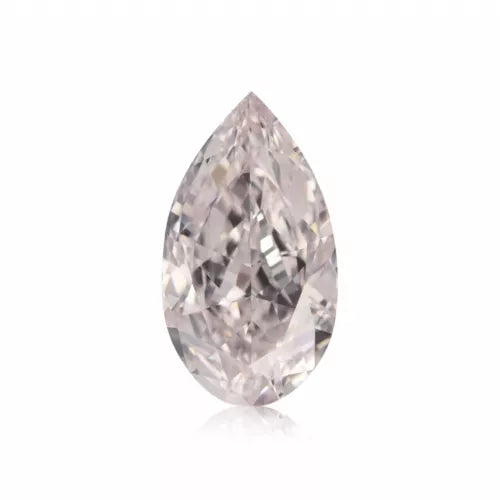 0.64Cts Fancy Light Pink Loose Diamond Natural Color Pear Shape GIA Certificate