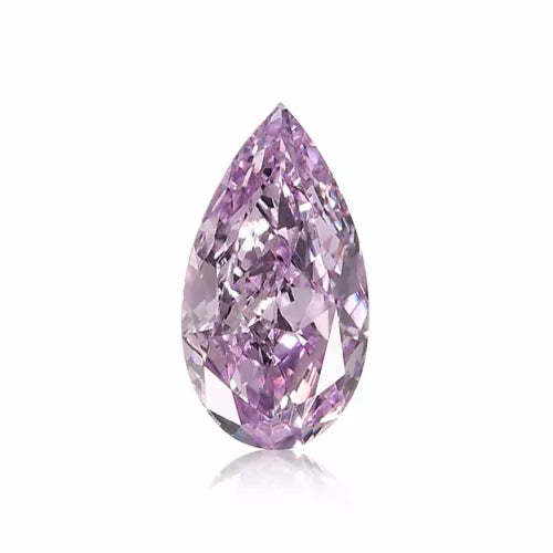 0.26 Carat Purple Color Natural Diamond Loose Pear Shape VS2 Clarity Unique Gift