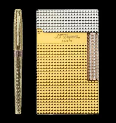 S.T.DUPONT GOLDEN HOUR JEWELRY LINE 2 WRITING INSTRUMENT SET RE C2GOLDENHOUR