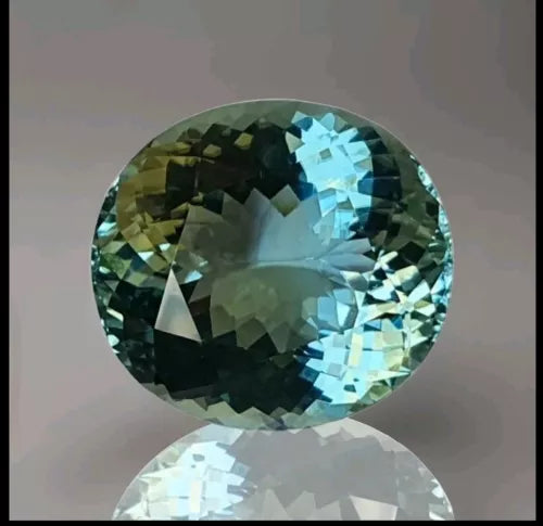 GIA Certified 45.5 Ct Paraiba Tourmaline Greenish Blue Gemstone For Jewelry
