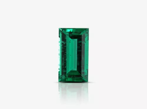 2.12 Carat Natural Emerald, Green Baguette, GRS Certified Real Jewelry Rare Gift