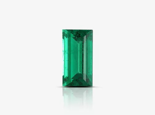 2.12 Carat Natural Emerald, Green Baguette, GRS Certified Real Jewelry For Women