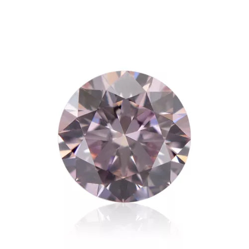 0.24 Carat Natural Fancy Pink Diamond Round VS2 ARGYLE Certified Fine Jewelry