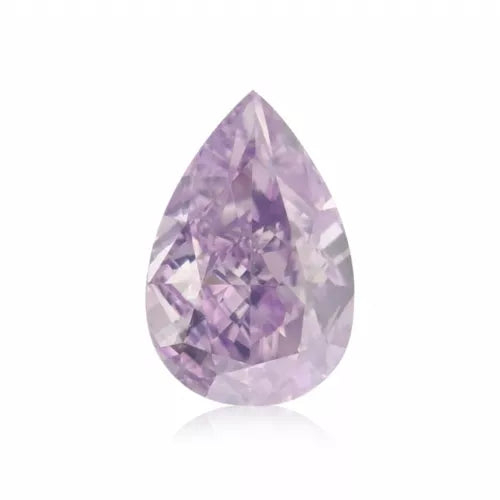 0.25 Carat Fancy Intense Purple Natural Loose Diamond Pear Shape SI1 Clarity GIA